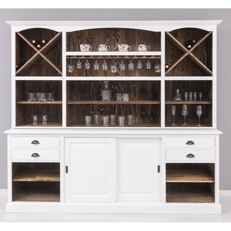 credenza bar a X porta bottiglie